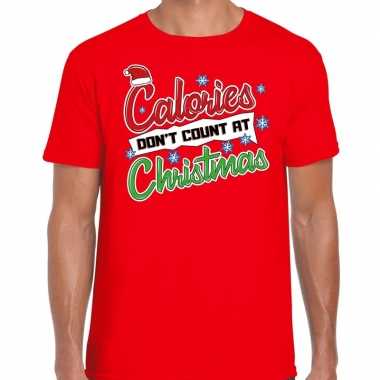 Fout kerstborrel trui / fout kerst t trui calories dont count at christmas rood heren