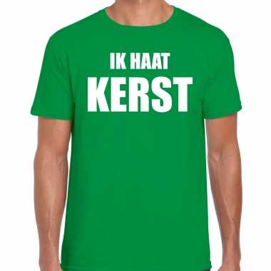 Fout kerstborrel t trui / kersttrui ik haat kerst groen heren