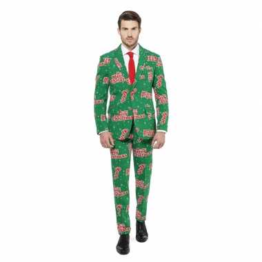 Groene business suit kerst thema