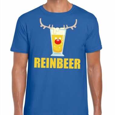 Lelijke kerstborrel t trui blauw reinbeer heren