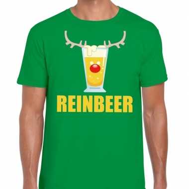 Lelijke kerstborrel t trui groen reinbeer heren