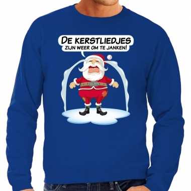 Lelijke kerstborrel trui / kersttrui kerstliedjes zijn om te janken heren