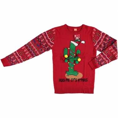 Lelijke kersttrui kerstcactus dames heren