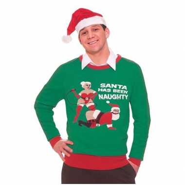Lelijke kersttruien naughty santa