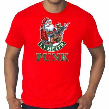 Rood kerstrui / kerstkleding , meter punk heren grote maten