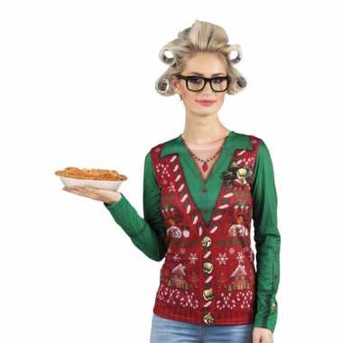 Verkleed t trui kersttrui oma dames