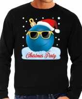 Lelijke kerstborrel sweater kersttrui christmas party zwart heren