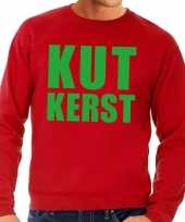 Lelijke kersttrui rood kutkerst heren