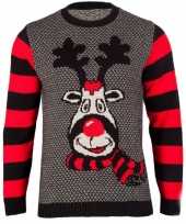 Lelijke kersttrui rudy reindeer dames