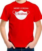 Rood kerstrui kerstkleding merry corona christmas kinderen