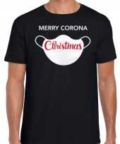 Zwart kerstrui kerstkleding merry corona christmas heren