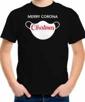 Zwart kerstrui kerstkleding merry corona christmas kinderen